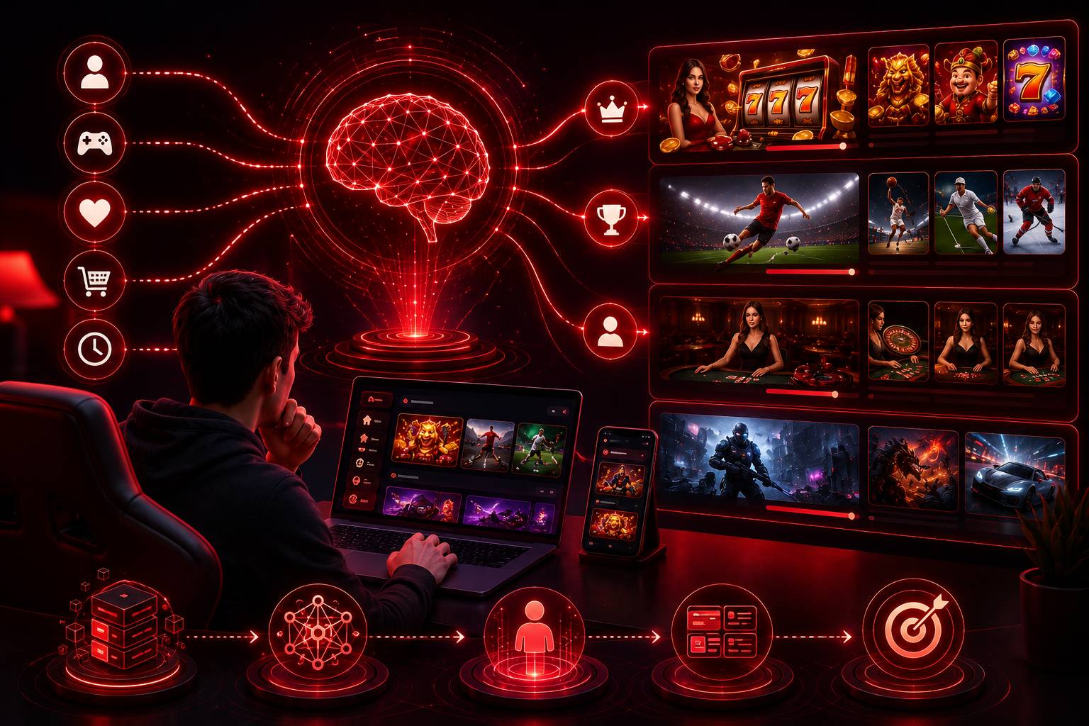 AI-driven gaming recommendation dashboard