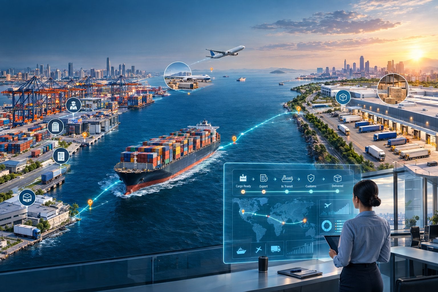 Freight Forwarding from China Ports to the USA | AEB Logistics