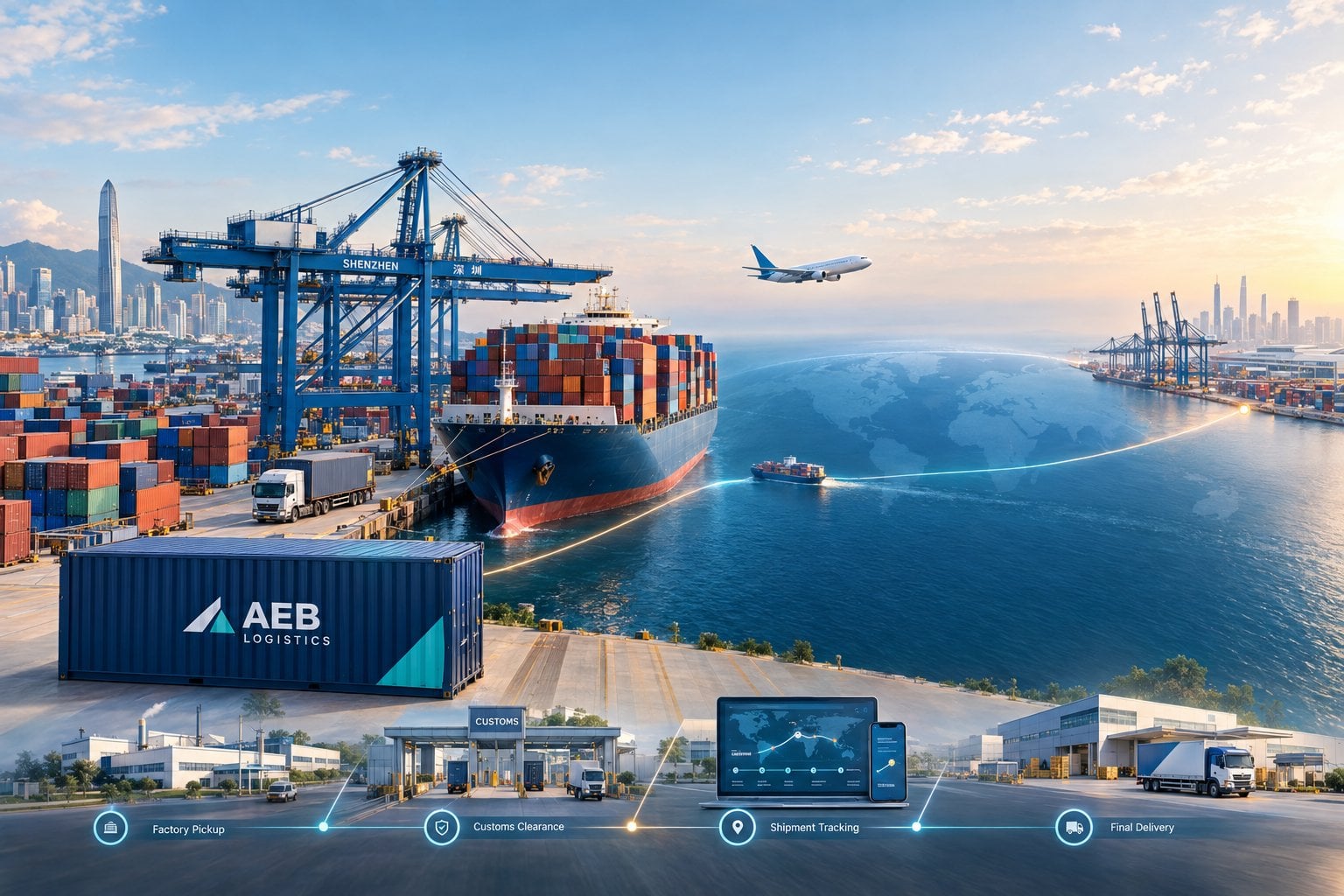 Shenzhen Freight Forwarder for USA Imports | AEB Logistics