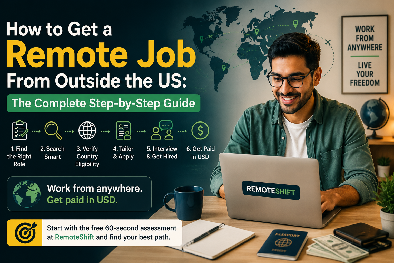 How to Get a Remote Job From Outside the US: The Complete Step-by-Step Guide