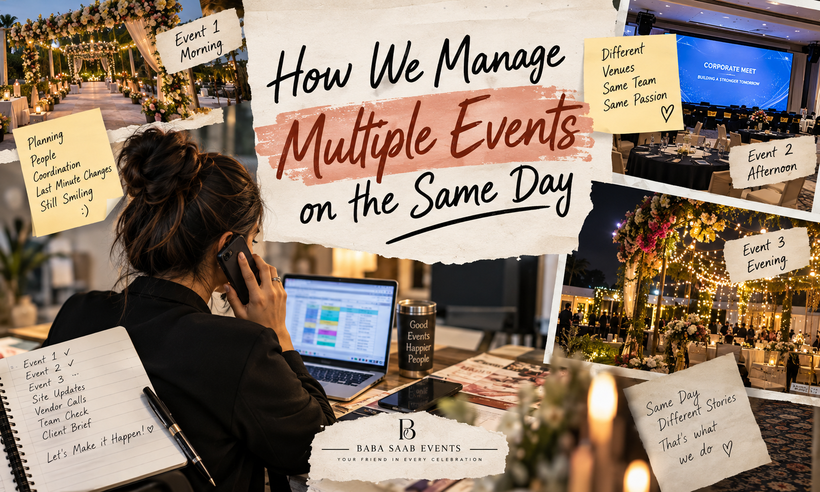How We Manage Multiple Events on the Same Day

