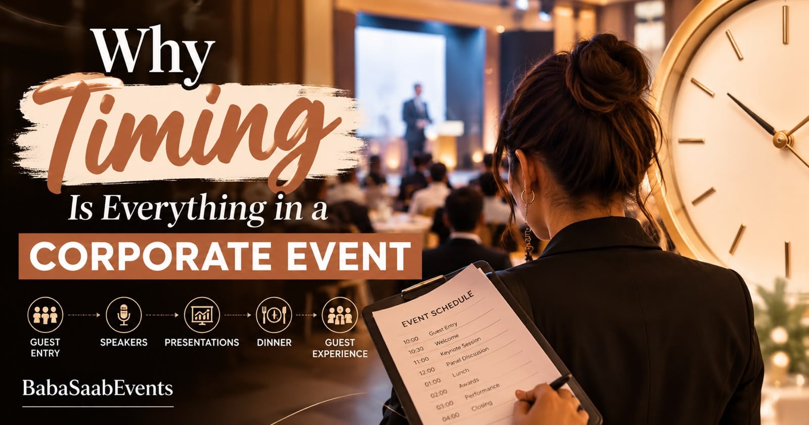 Why Timing Is Everything in a Corporate Event