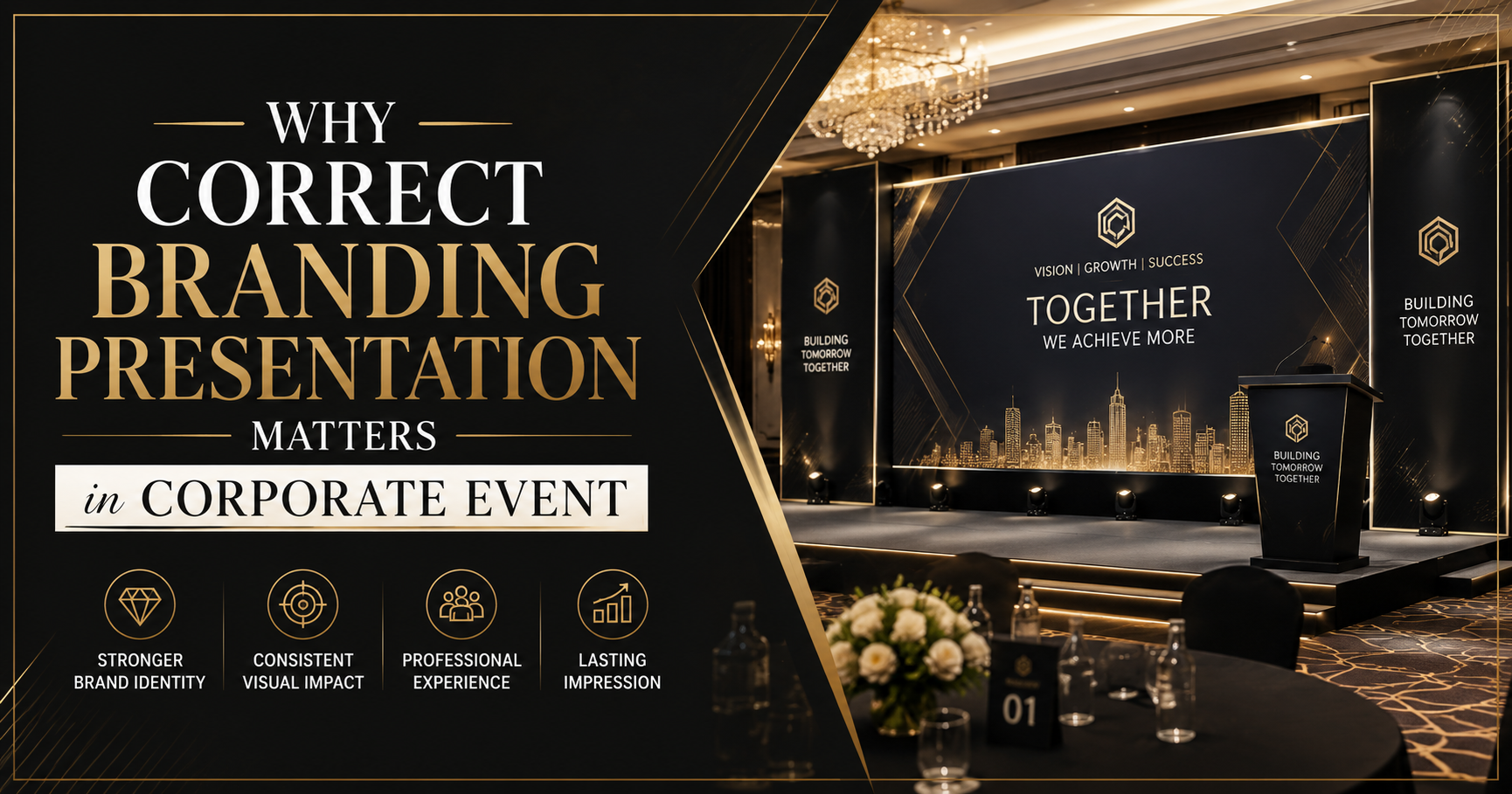 Why Correct Branding Presentation Matters in a Corporate Event