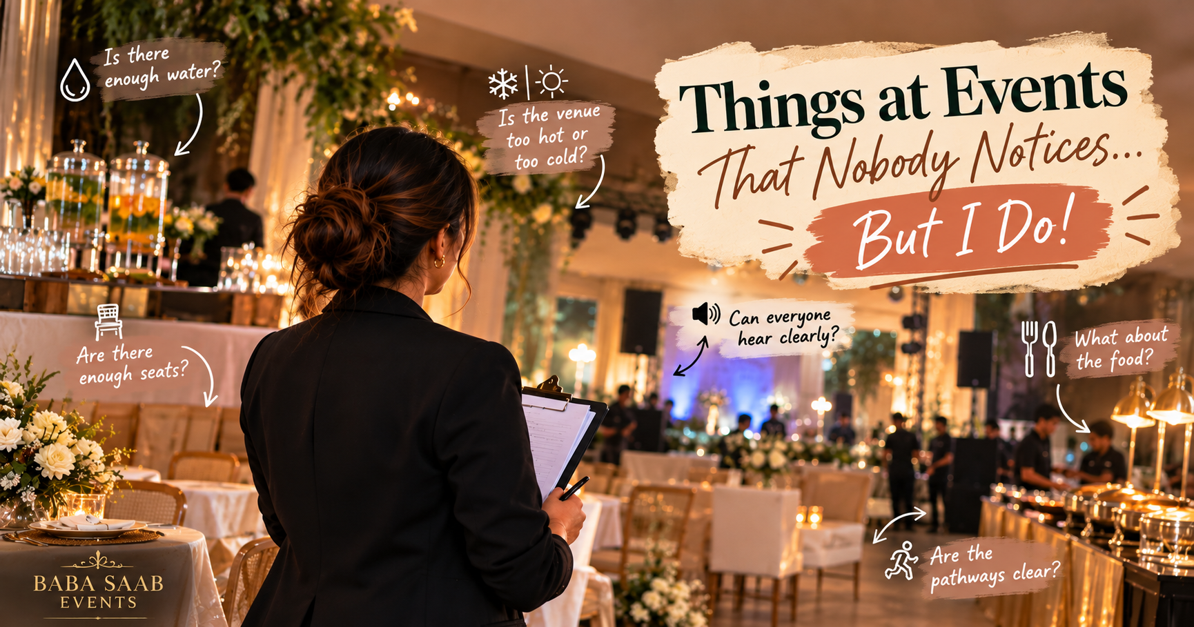 Things at Events That Nobody Notices… But I Do