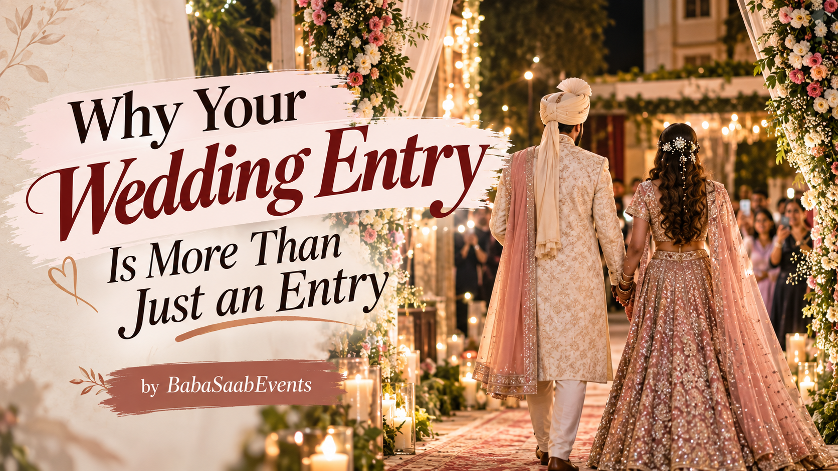 Why Your Wedding Entry Is More Than Just an Entry