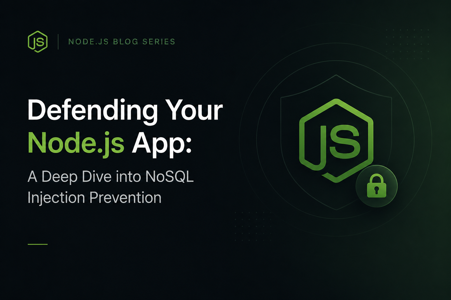 Defending Your Node.js App: A Deep Dive into NoSQL Injection Prevention