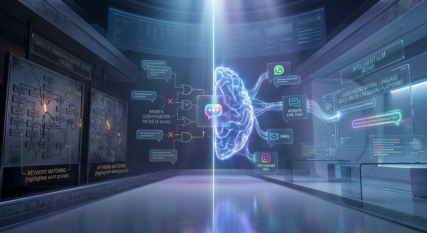 How LLMs Are Transforming Customer Conversations (And Why Rule-Based Chatbots Are No Longer Enough)