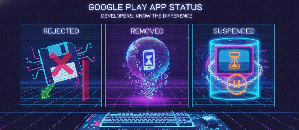 Google Play App Rejected vs Removed vs Suspended: What Developers Need to Know