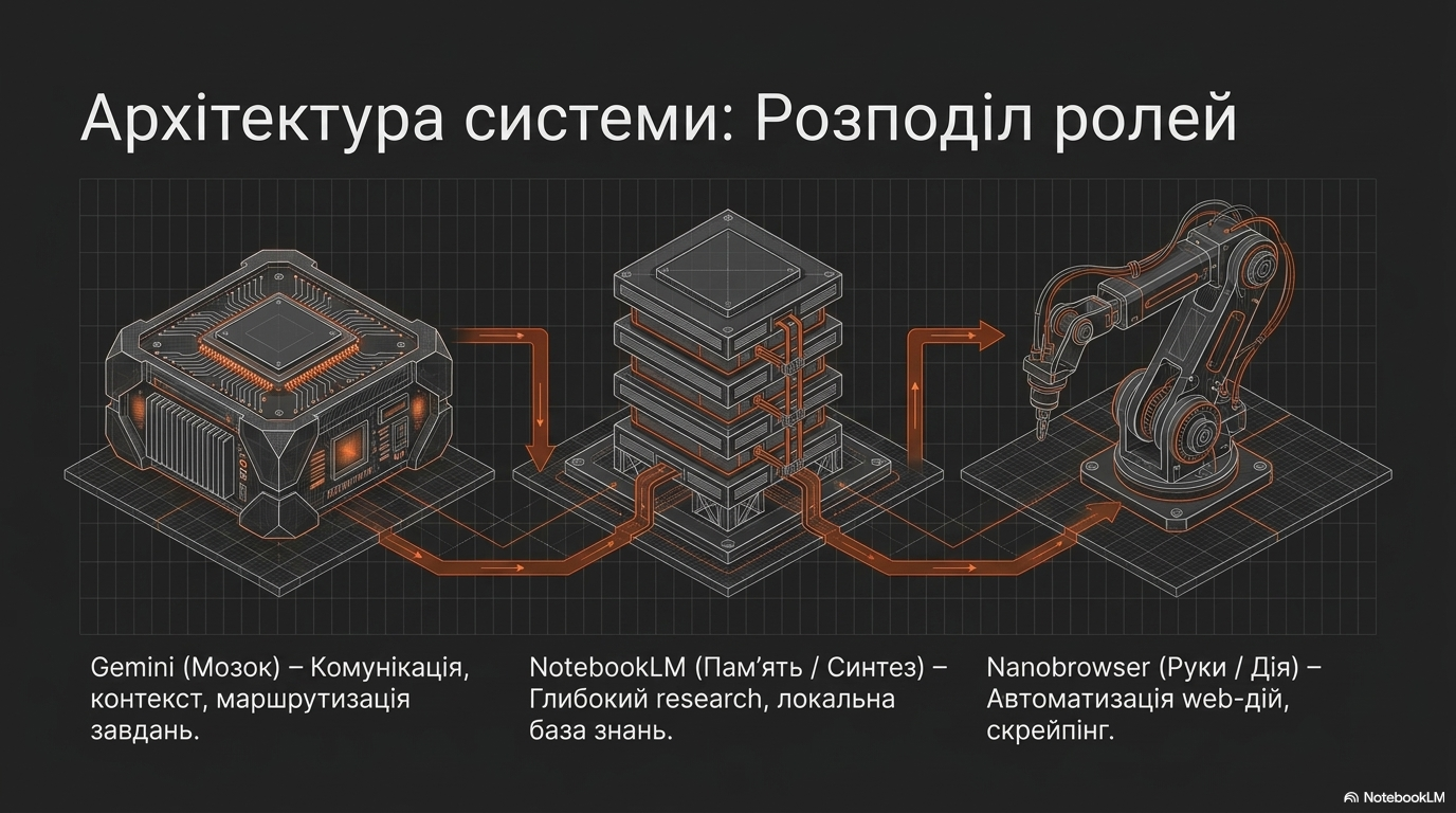 Gemini: Основний «мозок» та агент в реальному часі