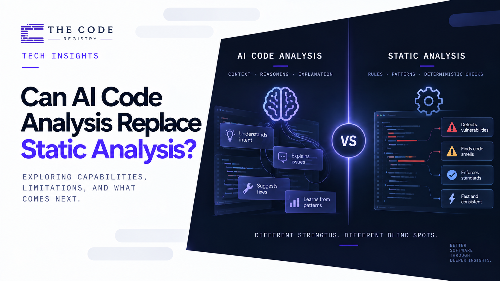 Can AI Code Analysis Replace Static Analysis?