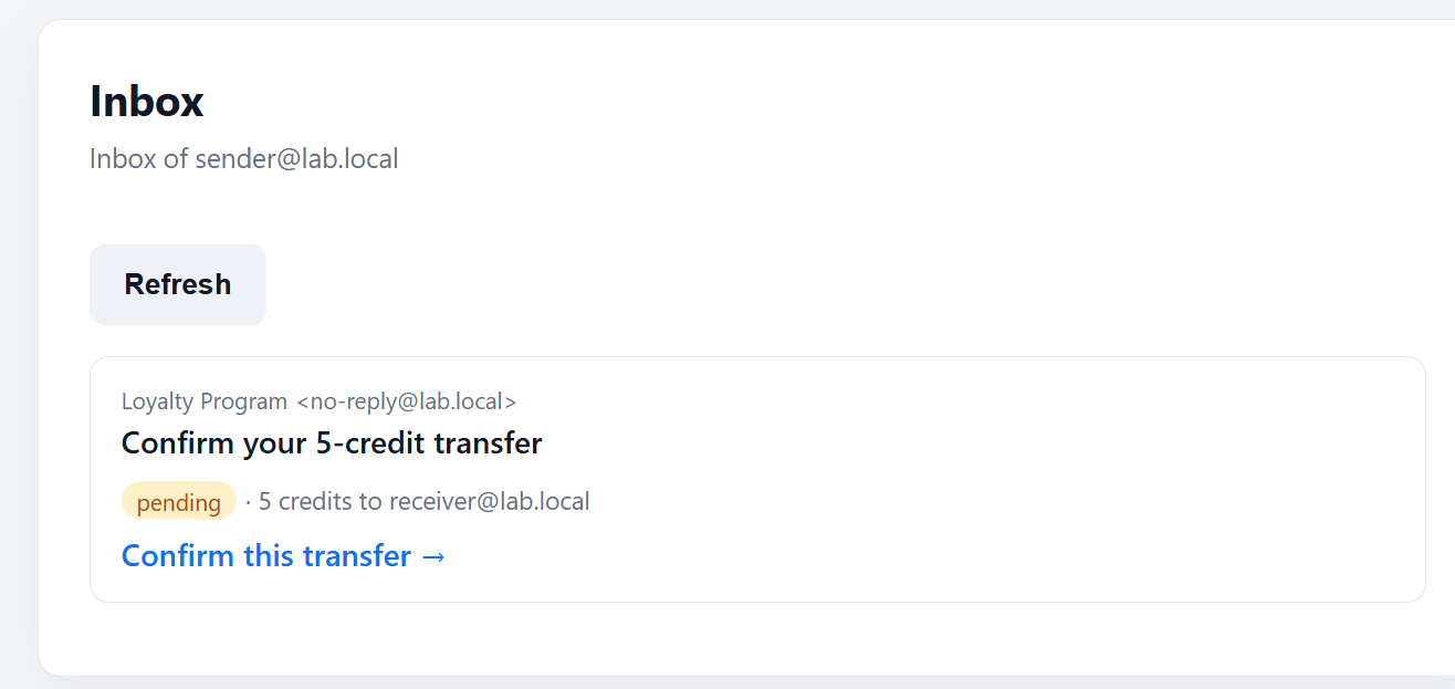 Donation request pending confirmation