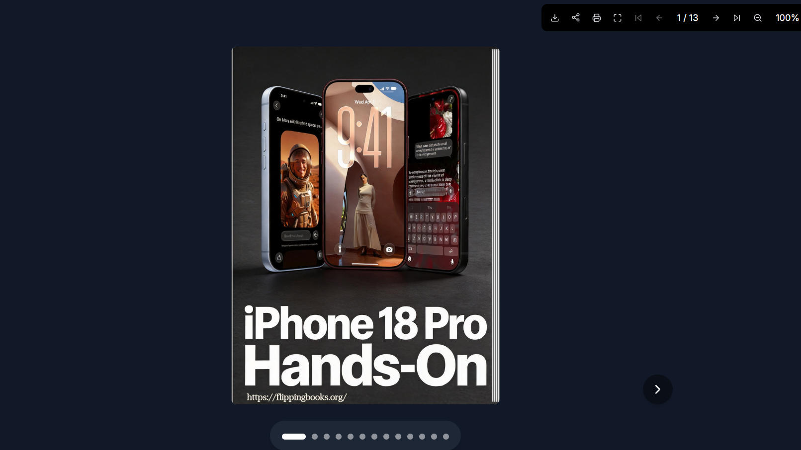 iPhone 18 Pro Flipbook: Turning Product Research Into an Interactive Story
