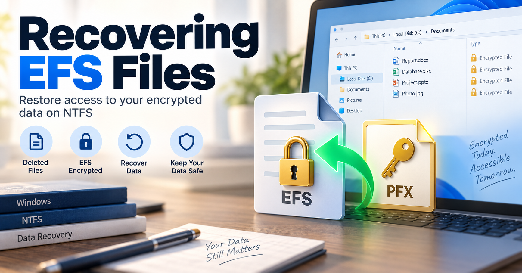 Recovering Deleted Windows EFS Files from NTFS: Why the Private Key Matters