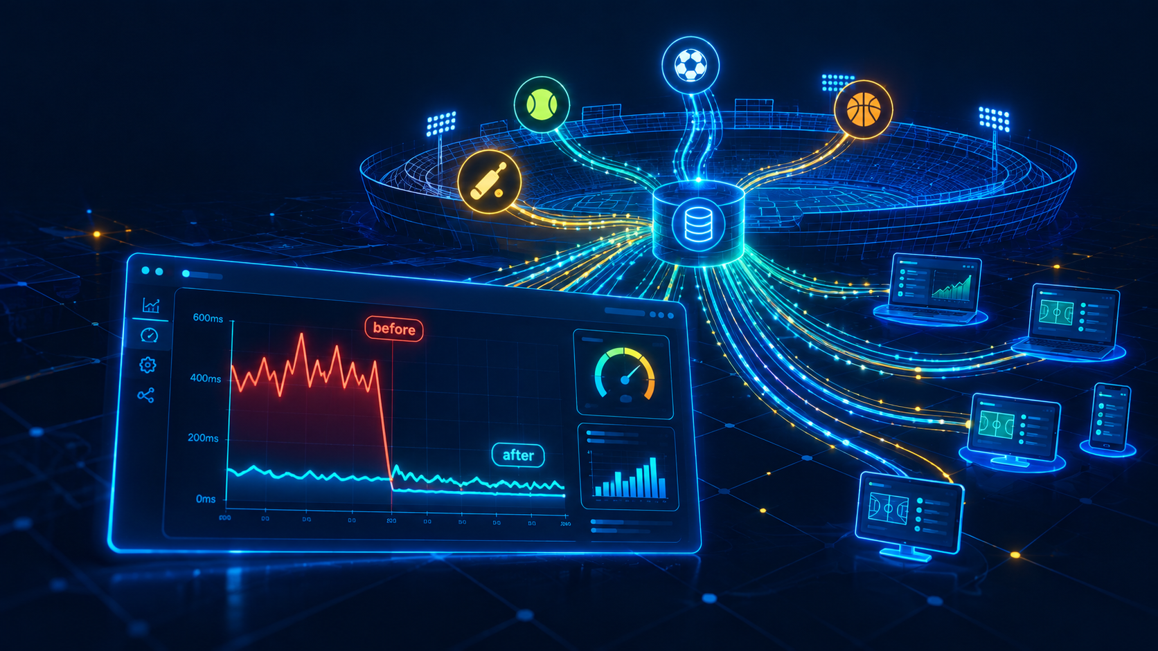 How We Cut Sports API Latency by 80%: A Case Study