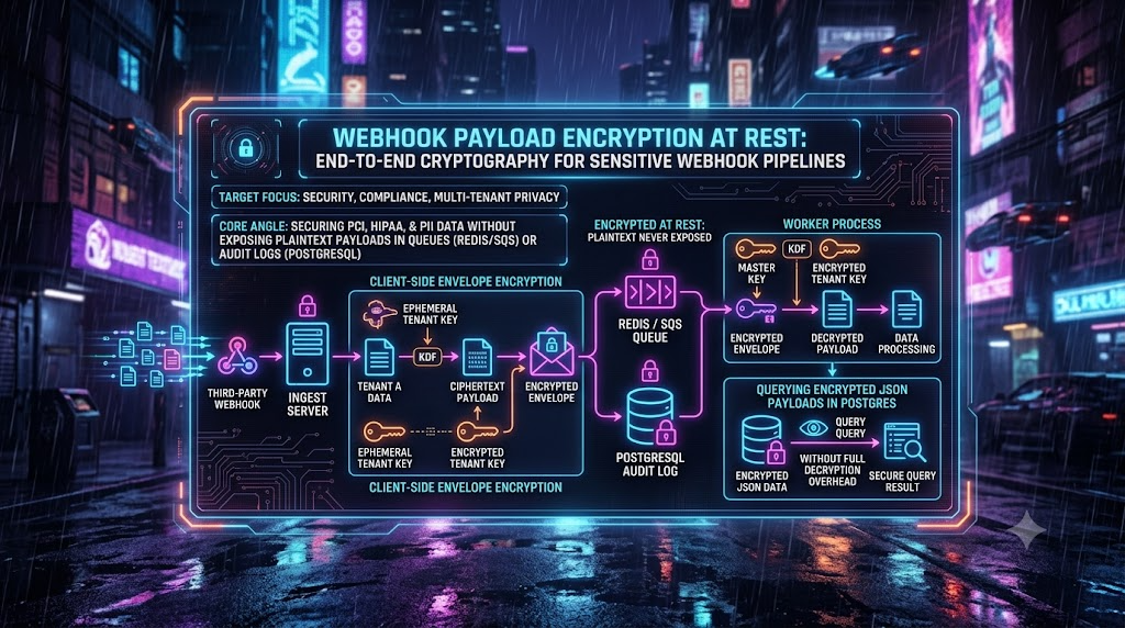 Webhook Payload Encryption at Rest: Application-Layer Cryptography for Sensitive Webhook Pipelines