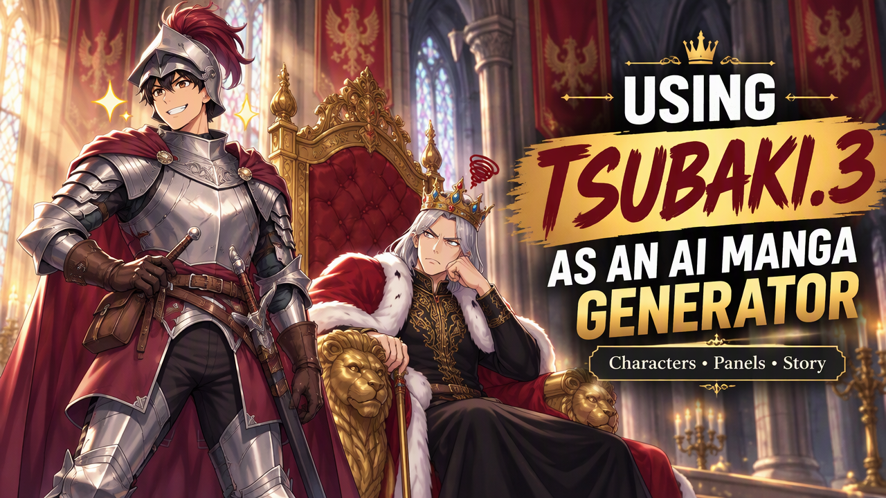 Testing Tsubaki.3 as an AI Manga Generator for Short Manga Scenes