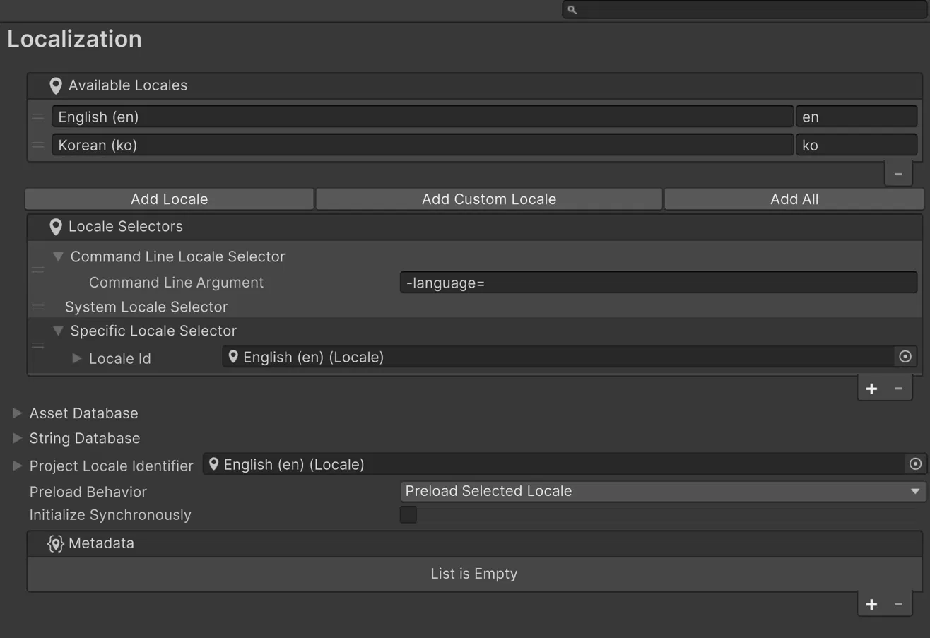 LocalizationSettings