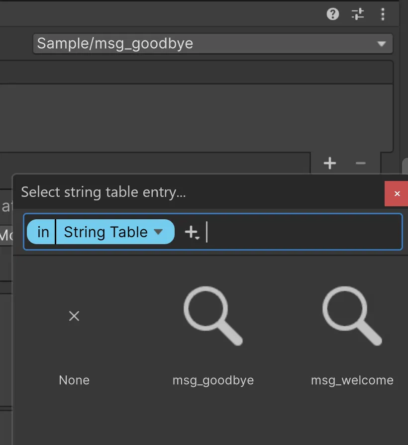 StringTable