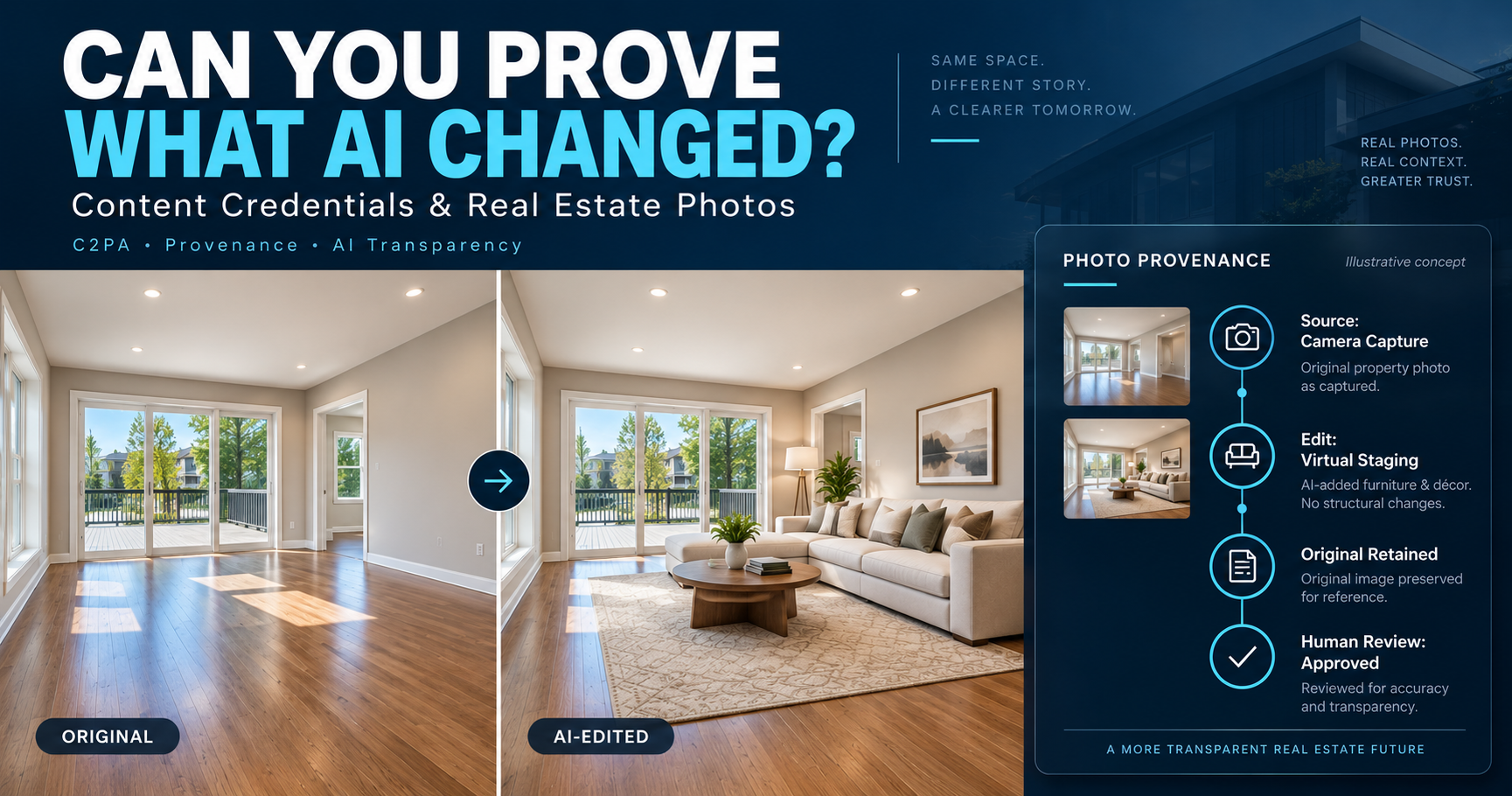 Can C2PA Help Us Trust AI-Edited Real Estate Photos?