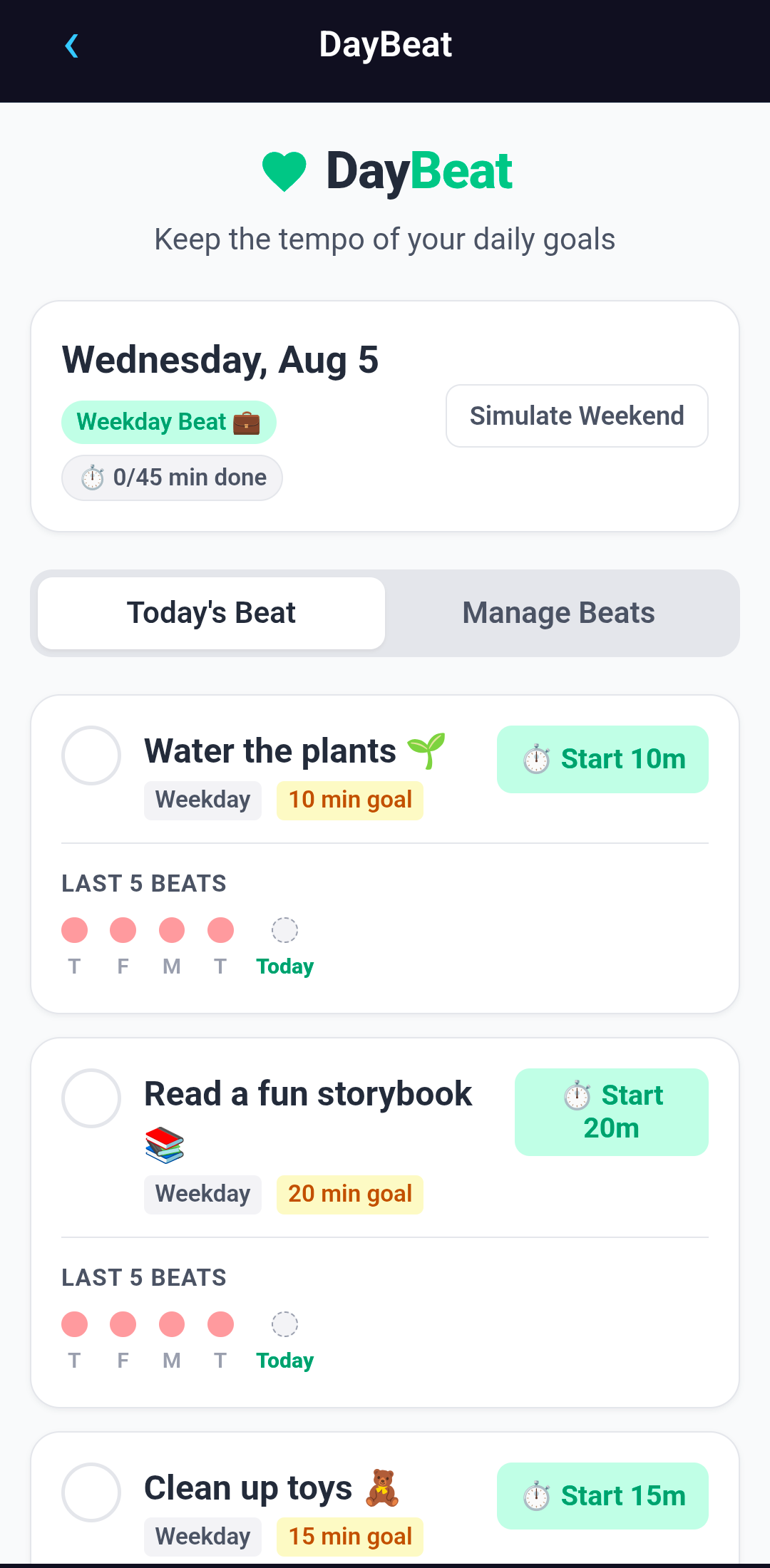 Daily Task Tracker