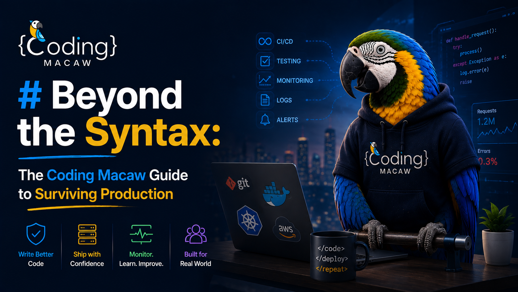 Beyond the Syntax: The Coding Macaw Guide to Surviving Production