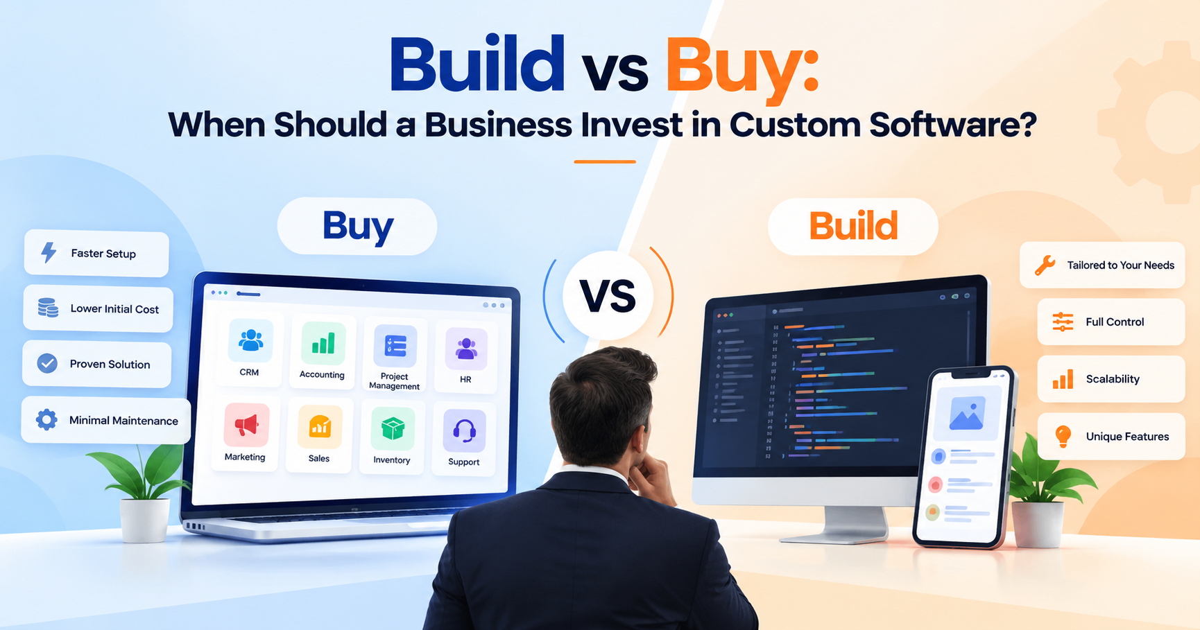 Build vs Buy: When Should a Business Invest in Custom Software?