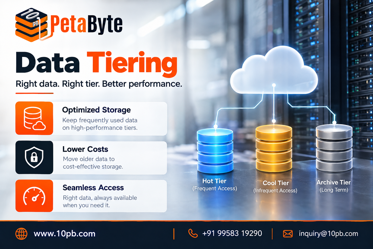 Data Tiering Strategies for Scalable Cloud Storage
