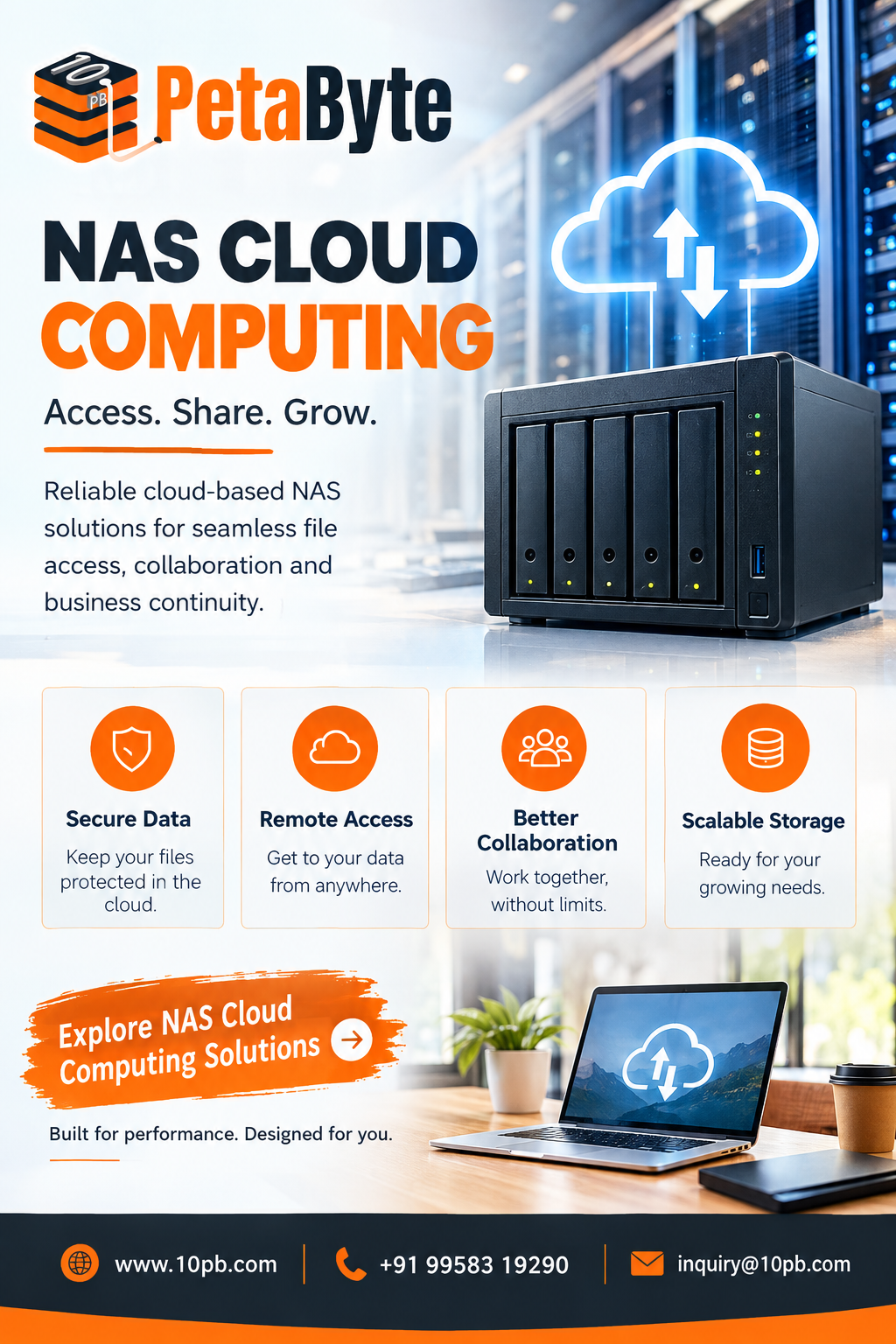 NAS Cloud Computing: A Practical Approach to Flexible Data Storage