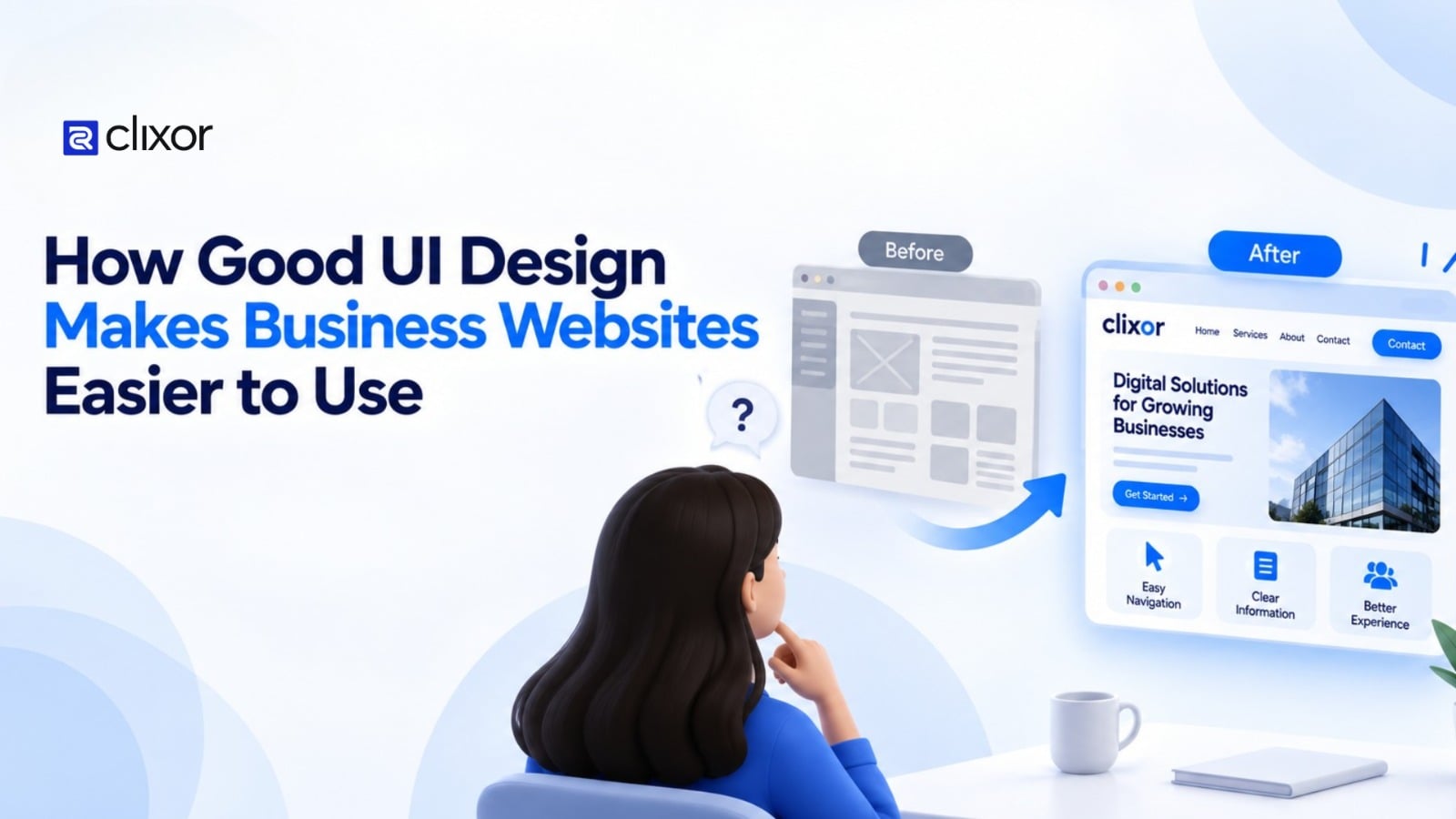 How Good UI Design Makes Business Websites Easier to Use