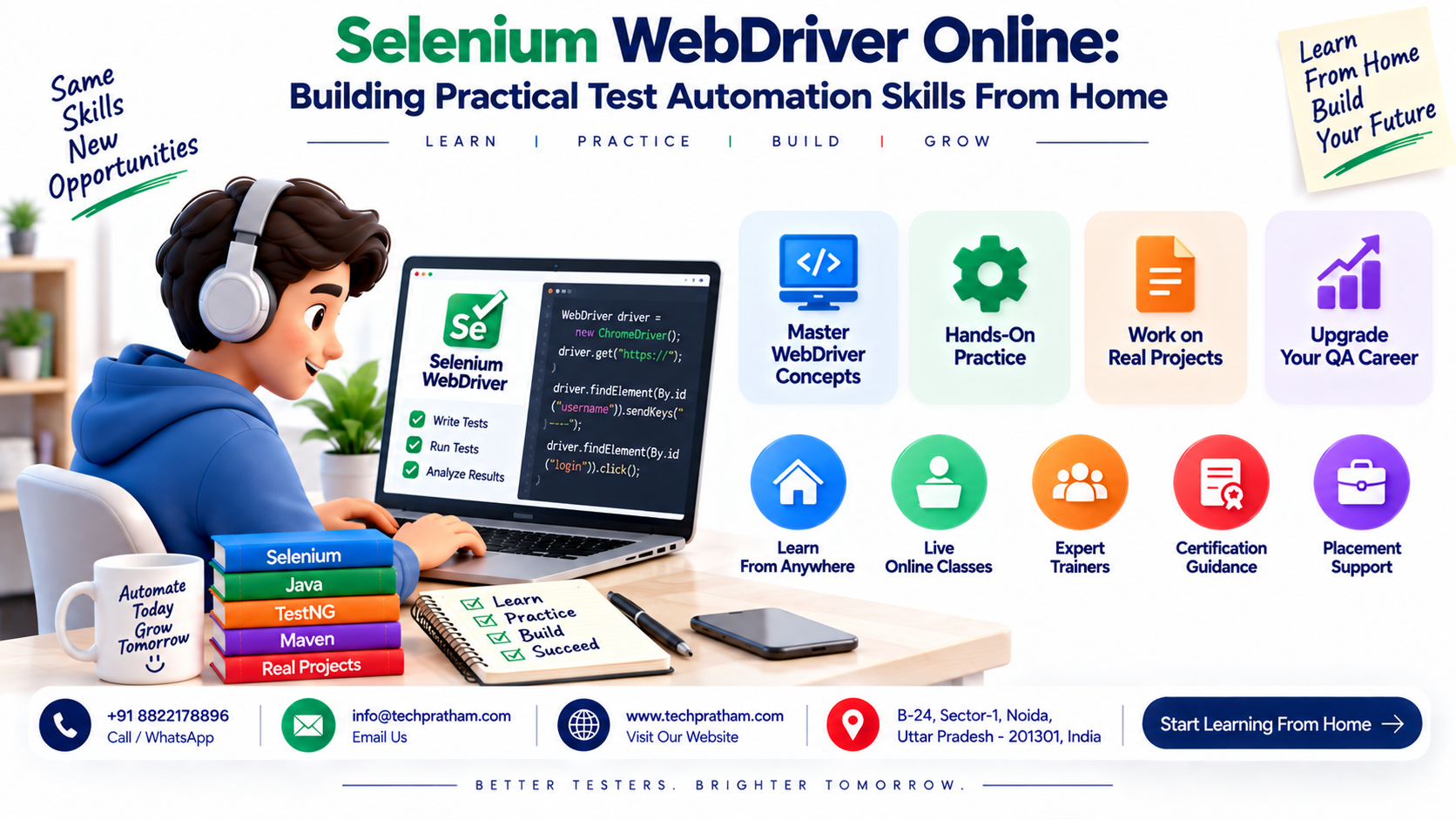 Selenium WebDriver Online: Building Practical Test Automation Skills From Home