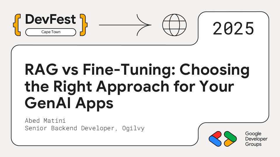 RAG vs Fine-Tuning: Choosing the Right Approach for Your GenAI App