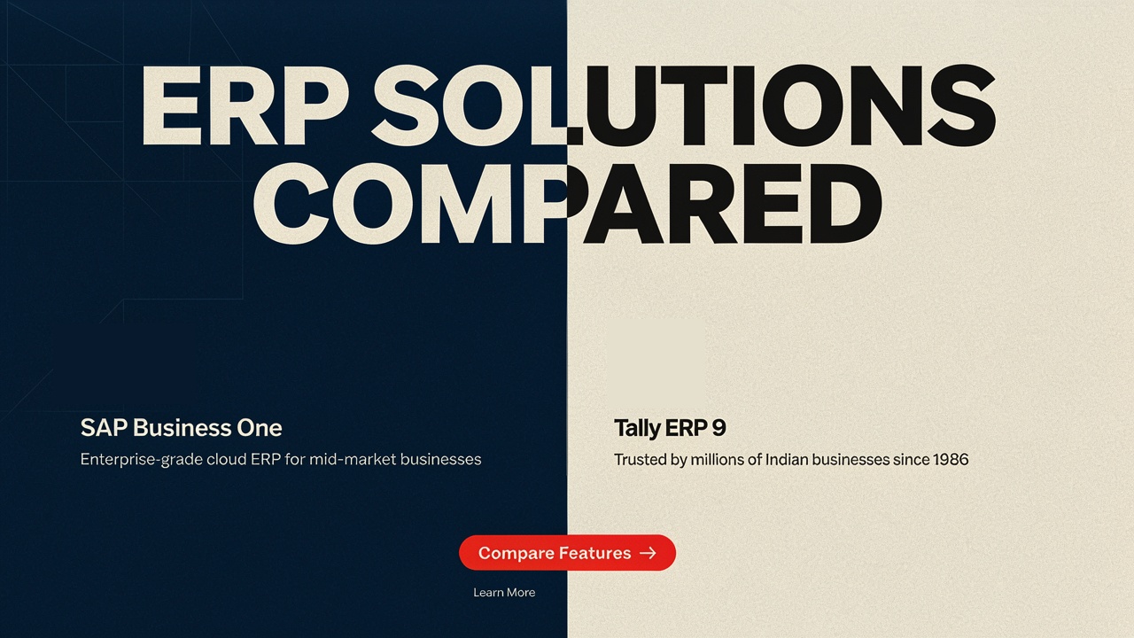 SAP Business One vs Tally: Which ERP Is Right for Growing Indian Businesses?