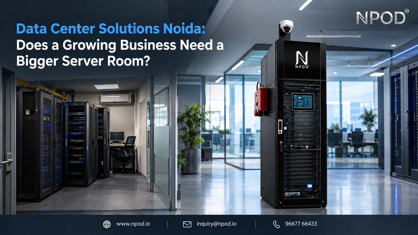 Data Center Solutions Noida: Does a Growing Business Need a Bigger Server Room?