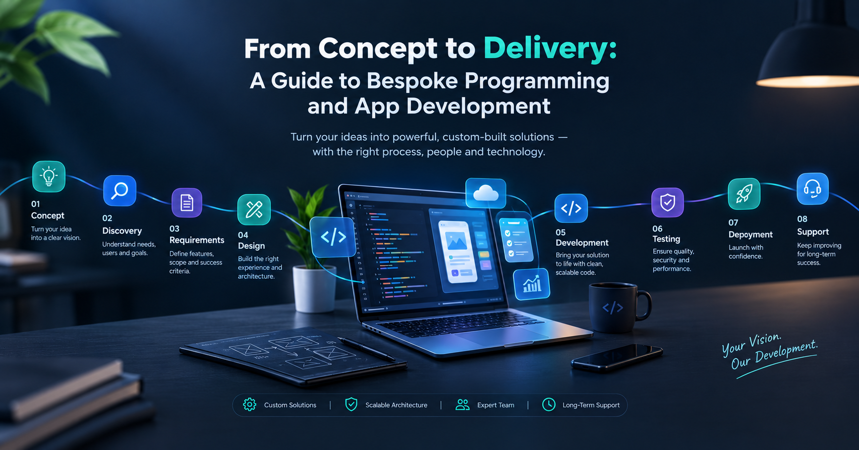 From Concept to Delivery: A Guide to Bespoke Programming and App Development