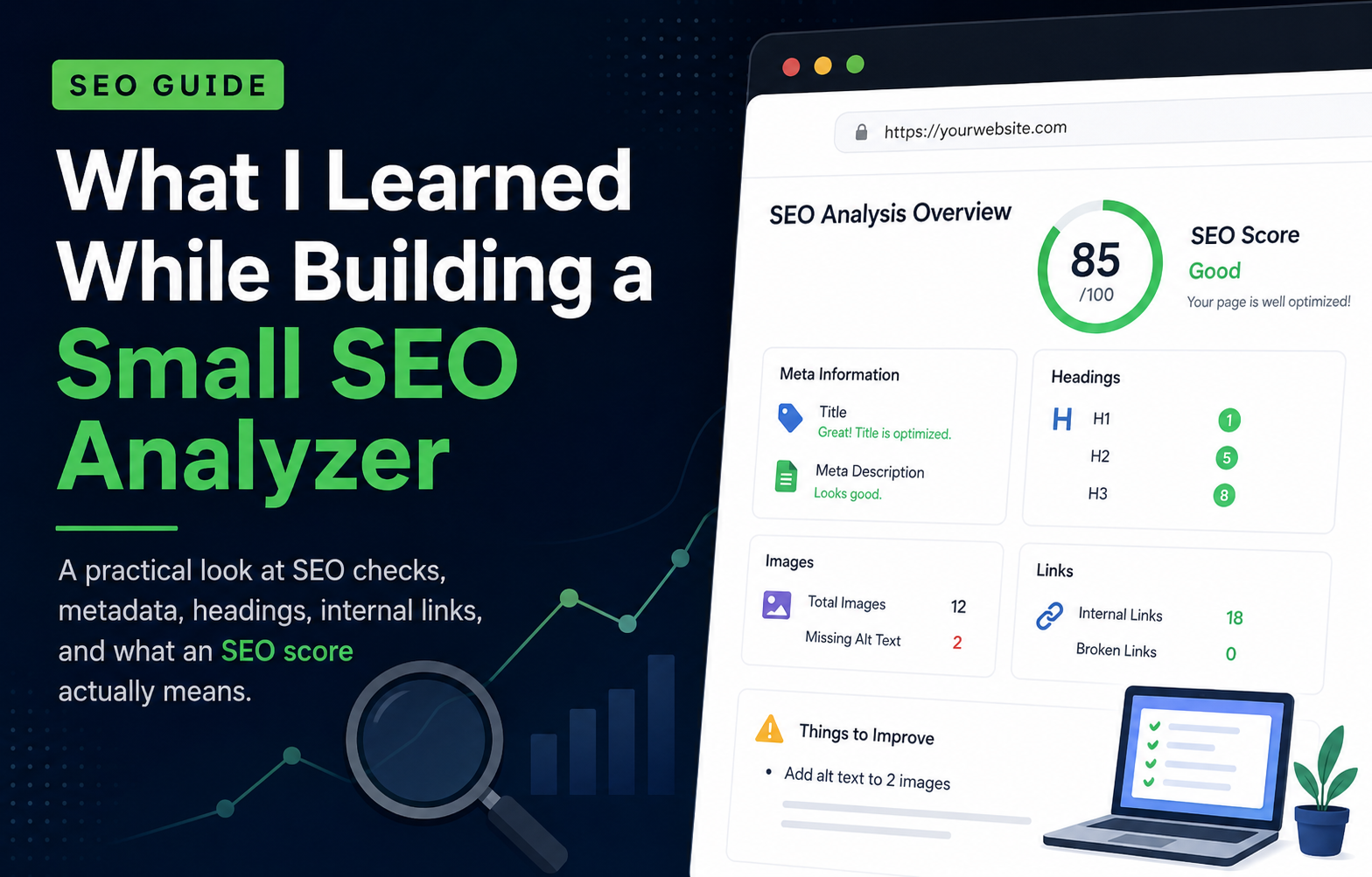 What I Learned While Building a Small SEO Analyzer for My Website
