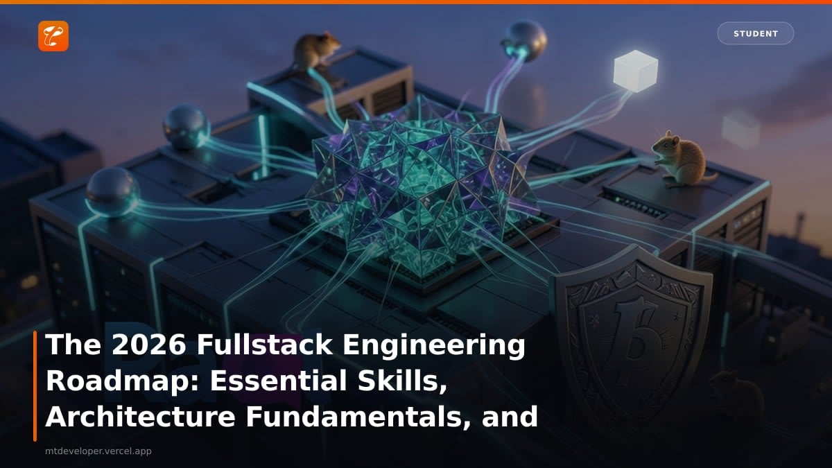 The 2026 Fullstack Engineering Roadmap: Essential Skills, Architecture Fundamentals, and Portfolio Projects