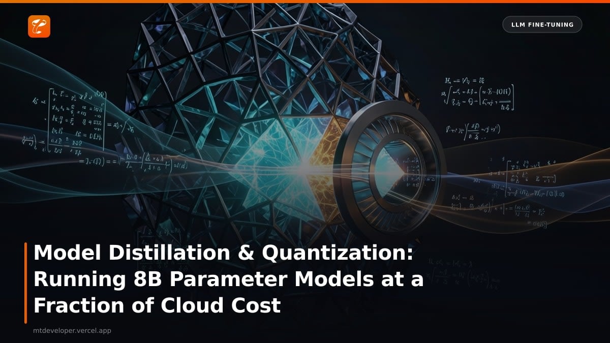 Model Distillation & Quantization: Running 8B Parameter Models at a Fraction of Cloud Cost