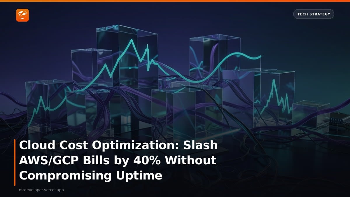 Cloud Cost Optimization: Slash AWS/GCP Bills by 40% Without Compromising Uptime