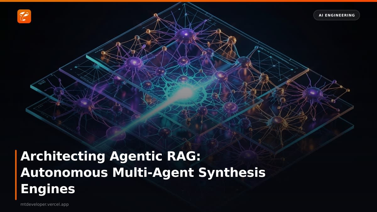 Architecting Agentic RAG: Autonomous Multi-Agent Synthesis Engines
