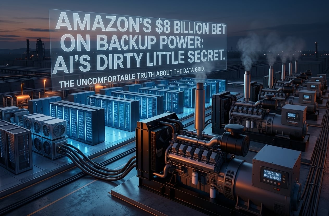 Beyond the Code: Why Amazon Spent $8B on Generators to Solve AI’s Power Grid Crisis