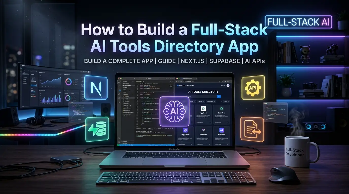 How to Build a Full-Stack AI Tools Directory App (Next.js 14 + Supabase)