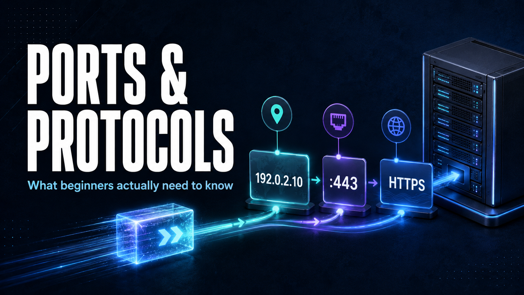 Ports and Protocols: What Cybersecurity Beginners Actually Need to Know