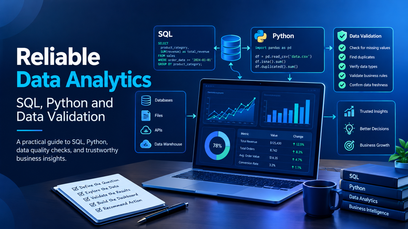 Before You Trust a Dashboard: A Practical Guide to Reliable Data Analytics