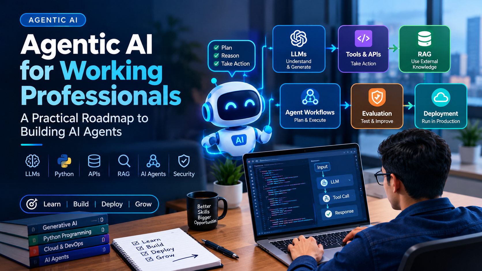 Agentic AI for Working Professionals: A Practical Roadmap to Building AI Agents