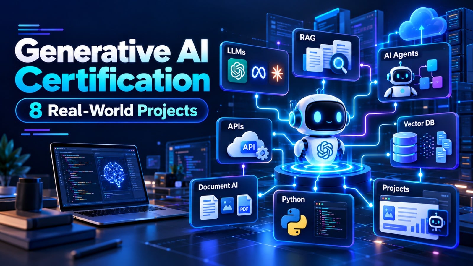 Generative AI Certification: 8 Projects That Can Build Real-World AI Skills