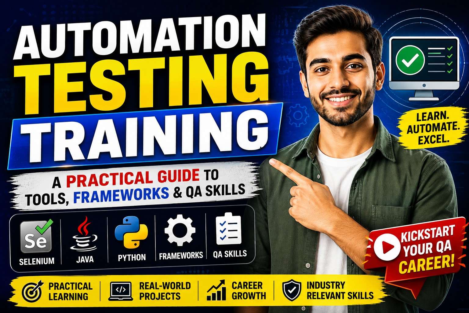 Automation Testing Training: A Practical Guide to Tools, Frameworks & QA Skills