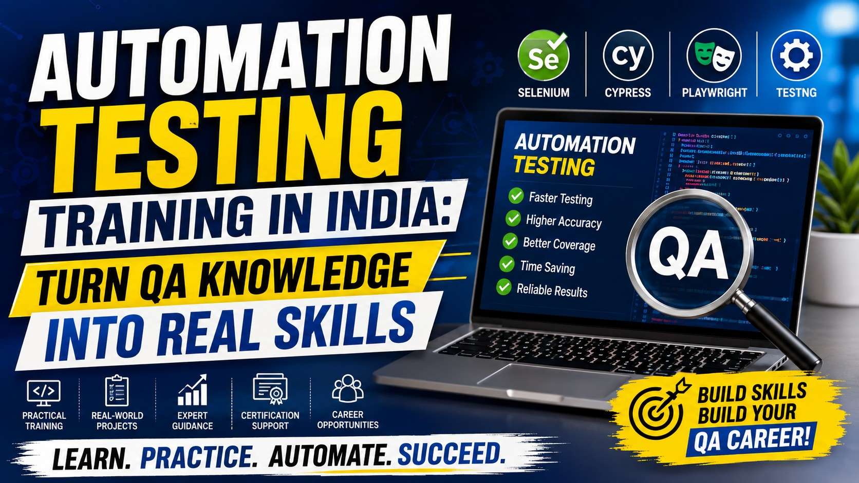 Automation Testing Training in India: Turn QA Knowledge Into Real Skills