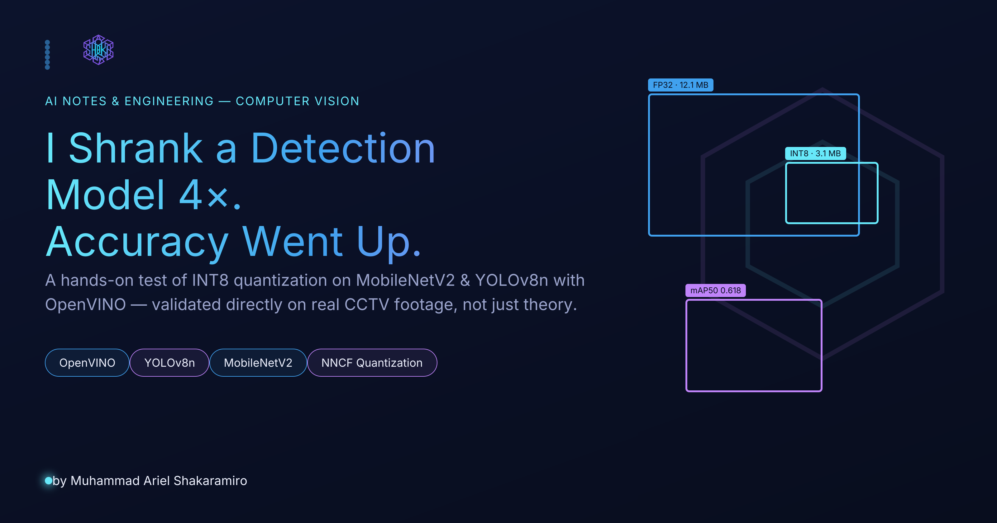 I Shrank an Object Detection Model 4x — Its Accuracy Went Up Instead. Here's What Happened