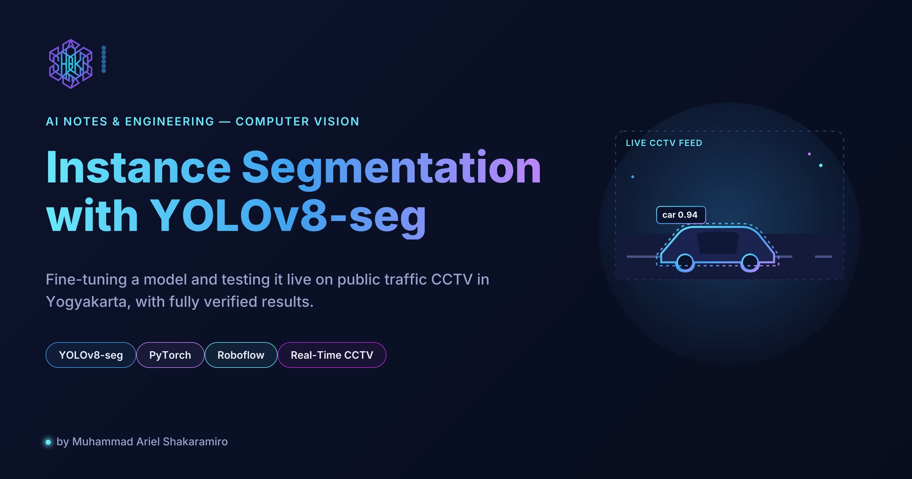Instance Segmentation: Counting Cars from Public CCTV with YOLOv8 seg