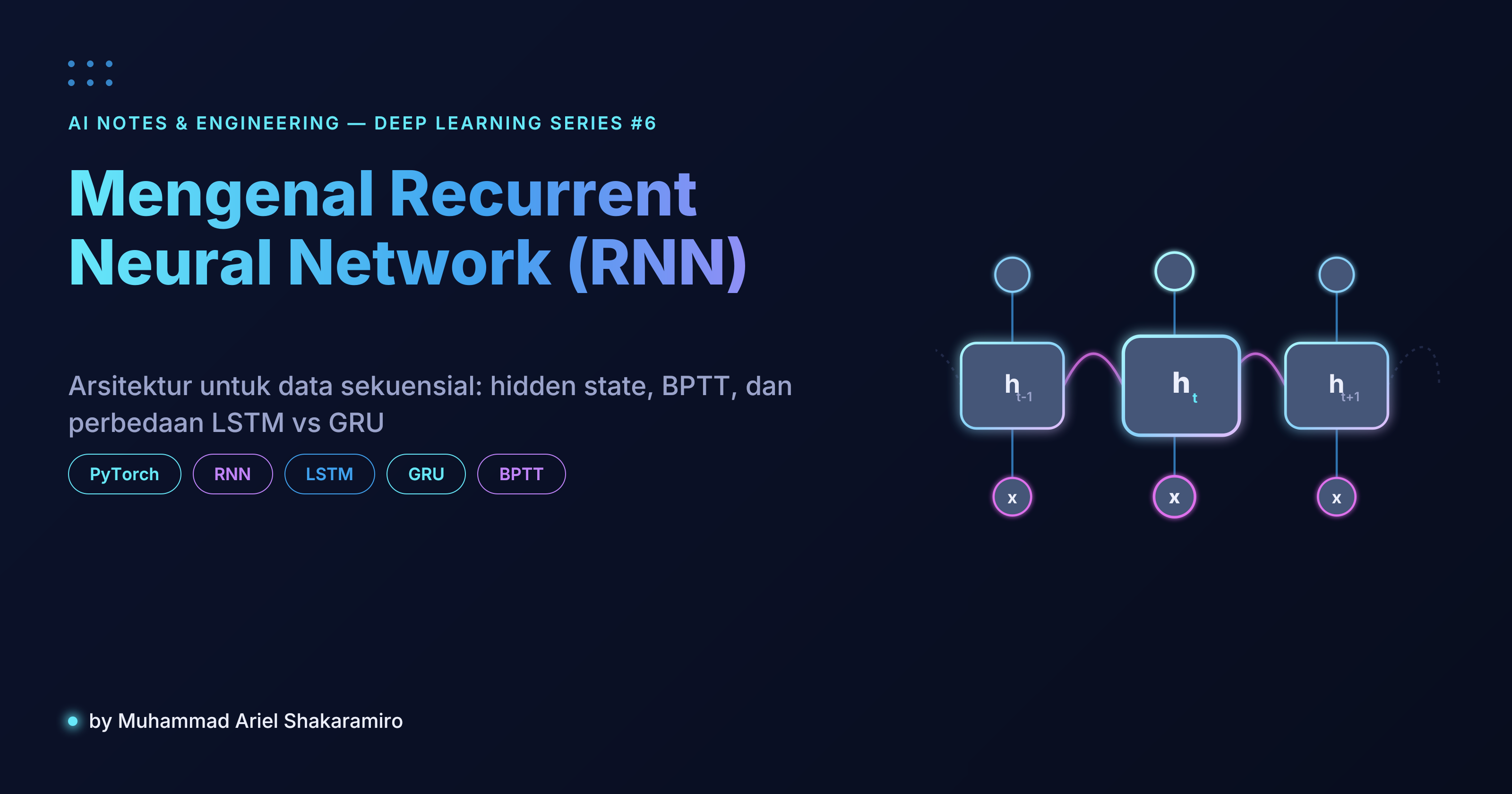 Mengenal Recurrent Neural Network (RNN): Arsitektur untuk Data Sekuensial
